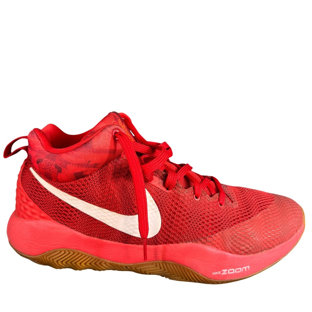Nike Zoom Rev 2017 University Red Gum Basketball Shoes 906874-600 Mens 11
